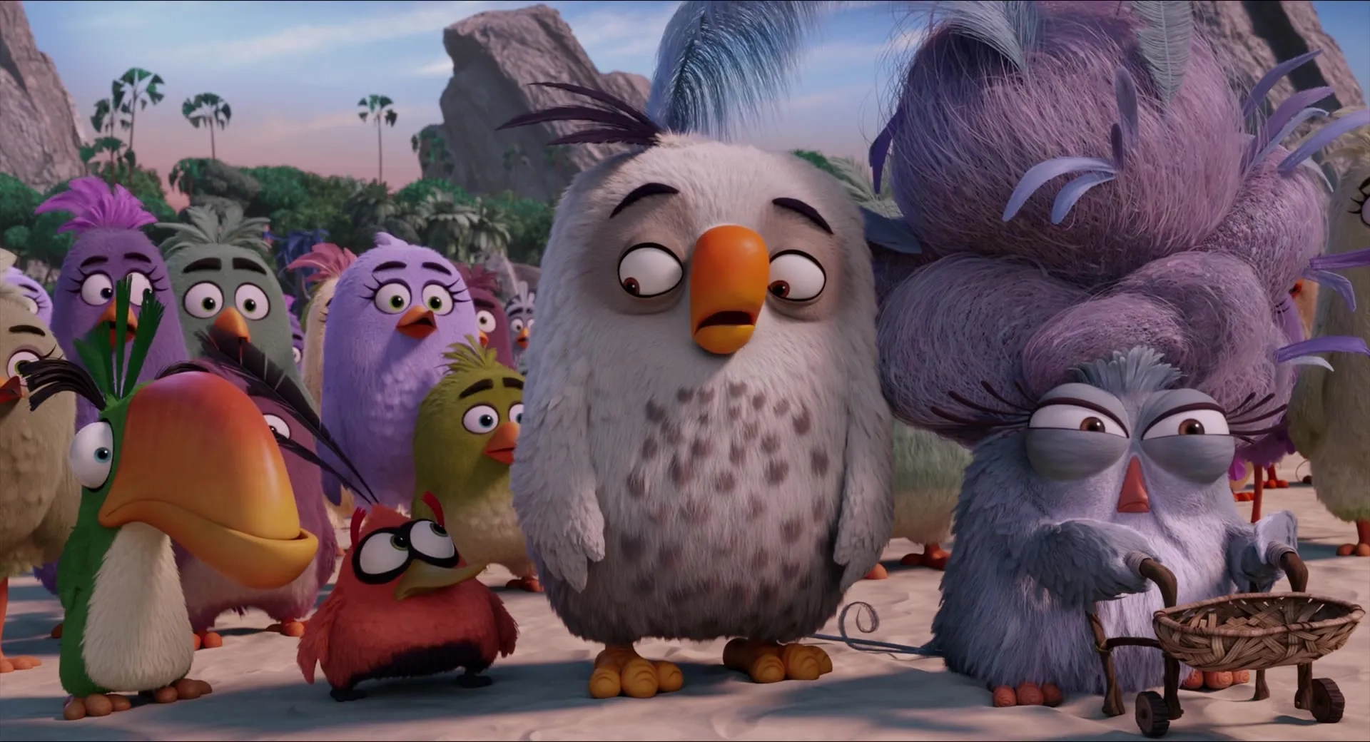 Tony Hale, Anthony Padilla, Cristela Alonzo, and Ian Hecox in The Angry Birds Movie (2016)