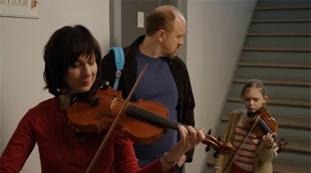 Louis CK, Eszter Balint and Ursula Parker in Louie