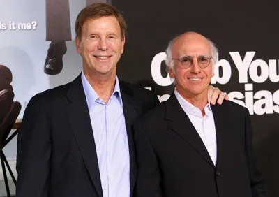 Larry David and Bob Einstein at an event for Curb Your Enthusiasm (2000)