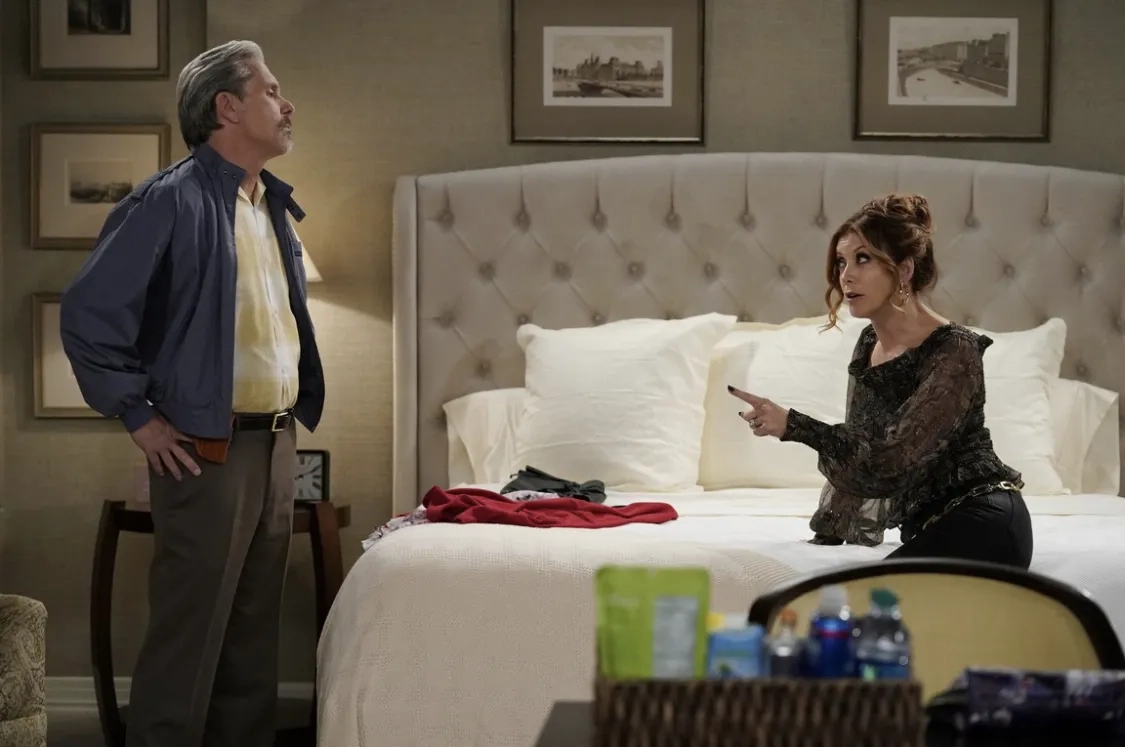Kate Walsh and Gary Cole in Fam (2019)