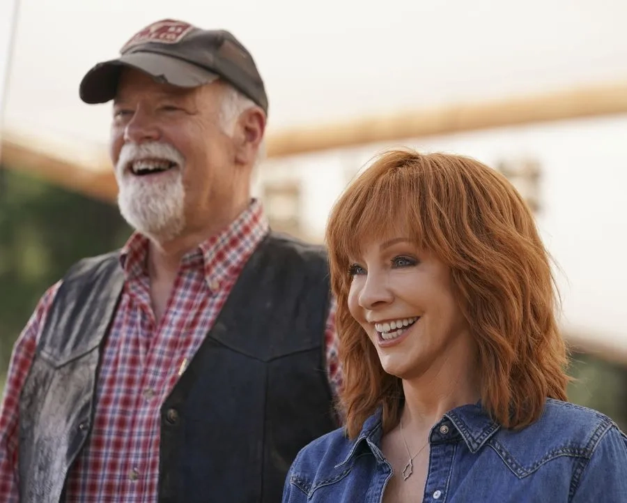 Reba McEntire and Rex Linn in Big Sky (2020)