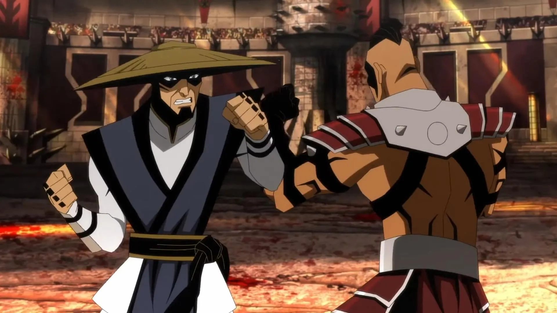 Robin Atkin Downes and Dave B. Mitchell in Mortal Kombat Legends: Battle of the Realms (2021)