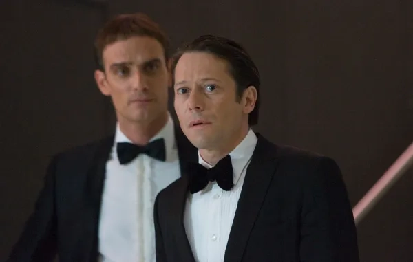 Mathieu Amalric and Anatole Taubman in Quantum of Solace (2008)