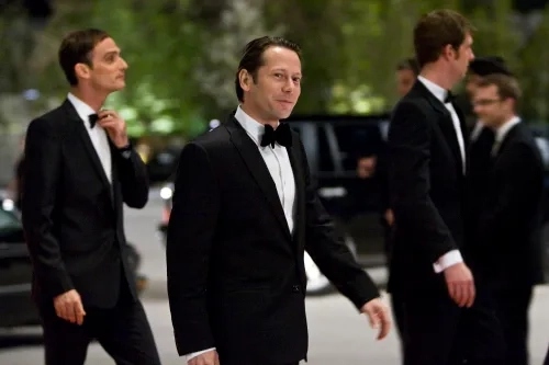 Mathieu Amalric and Anatole Taubman in Quantum of Solace (2008)