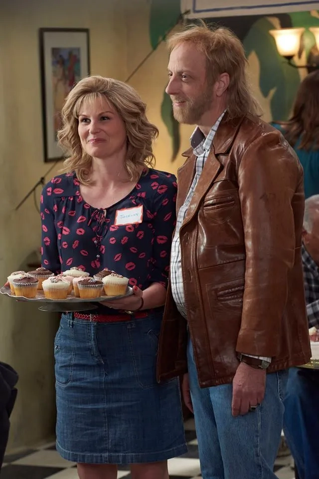 Chris Elliott and Jennifer Robertson in Schitt's Creek (2015)