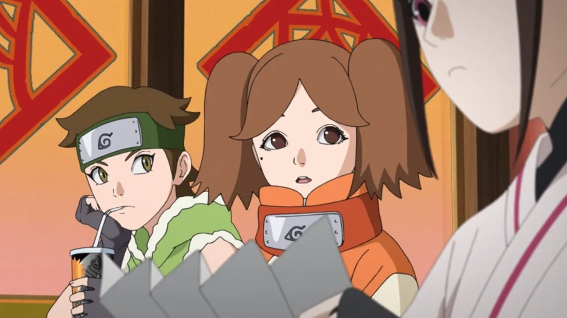 Juri Nagatsuma, Natsumi Yamada, and Sara Matsumoto in Boruto: Naruto Next Generations: Kessen zenya (2021)