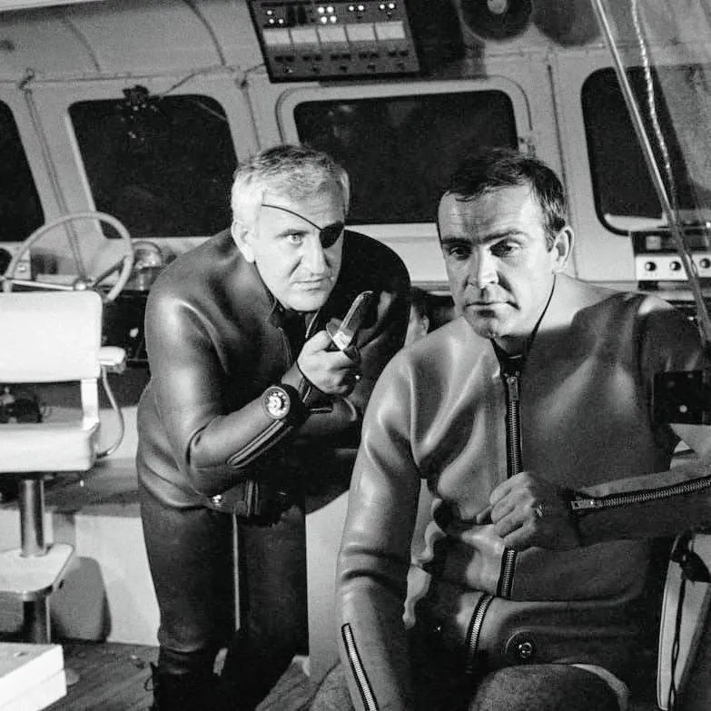 Sean Connery and Adolfo Celi in Thunderball (1965)