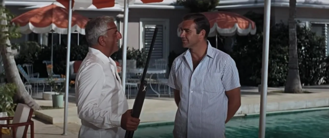 Sean Connery and Adolfo Celi in Thunderball (1965)