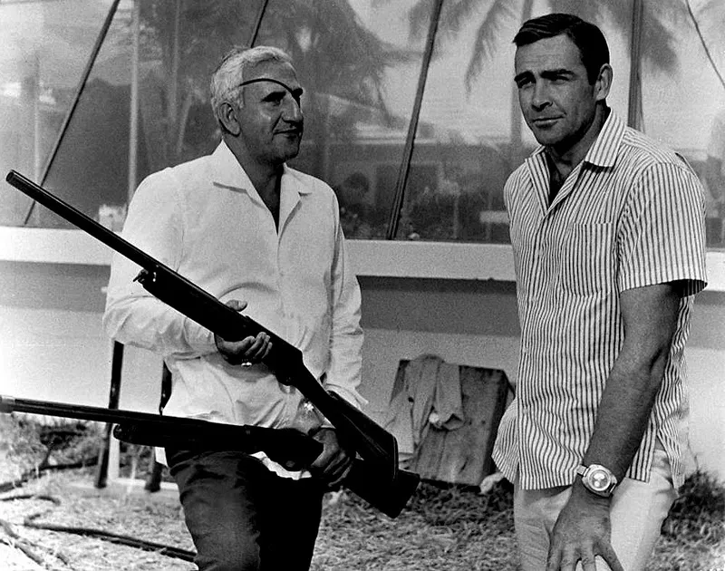 Sean Connery and Adolfo Celi in Thunderball (1965)