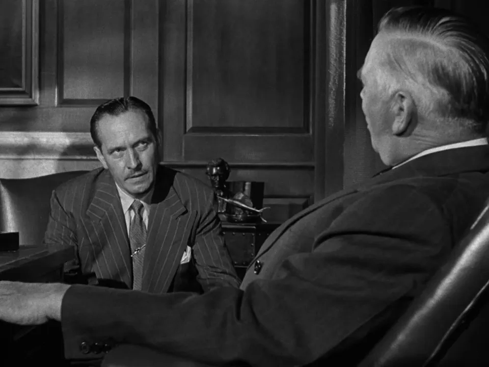 Ray Collins and Fredric March in The Best Years of Our Lives (1946)