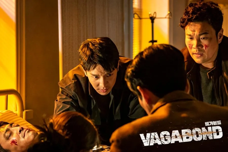 Shin Seung-hwan, Lee Seung-gi, and Jang Hyuk-jin in Vagabond: Episode #1.8 (2019)