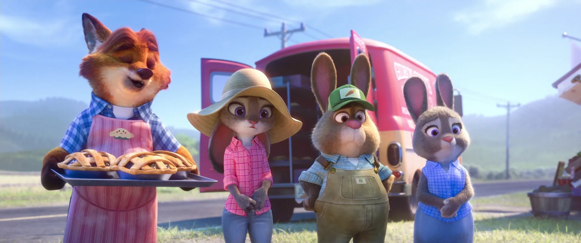 Bonnie Hunt, Ginnifer Goodwin, Don Lake, and Phil Johnston in Zootopia (2016)