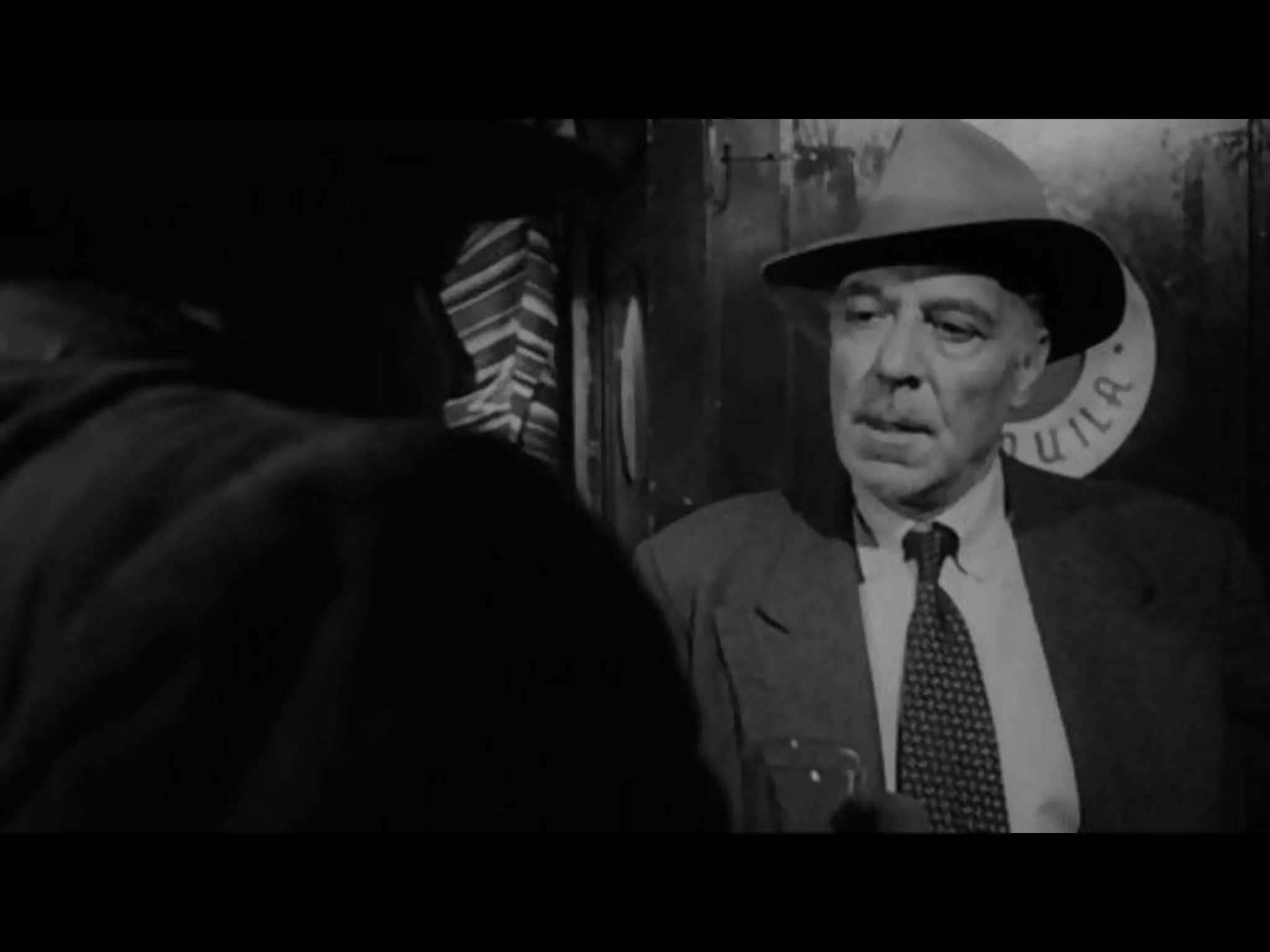 Orson Welles and Joseph Calleia in Touch of Evil (1958)