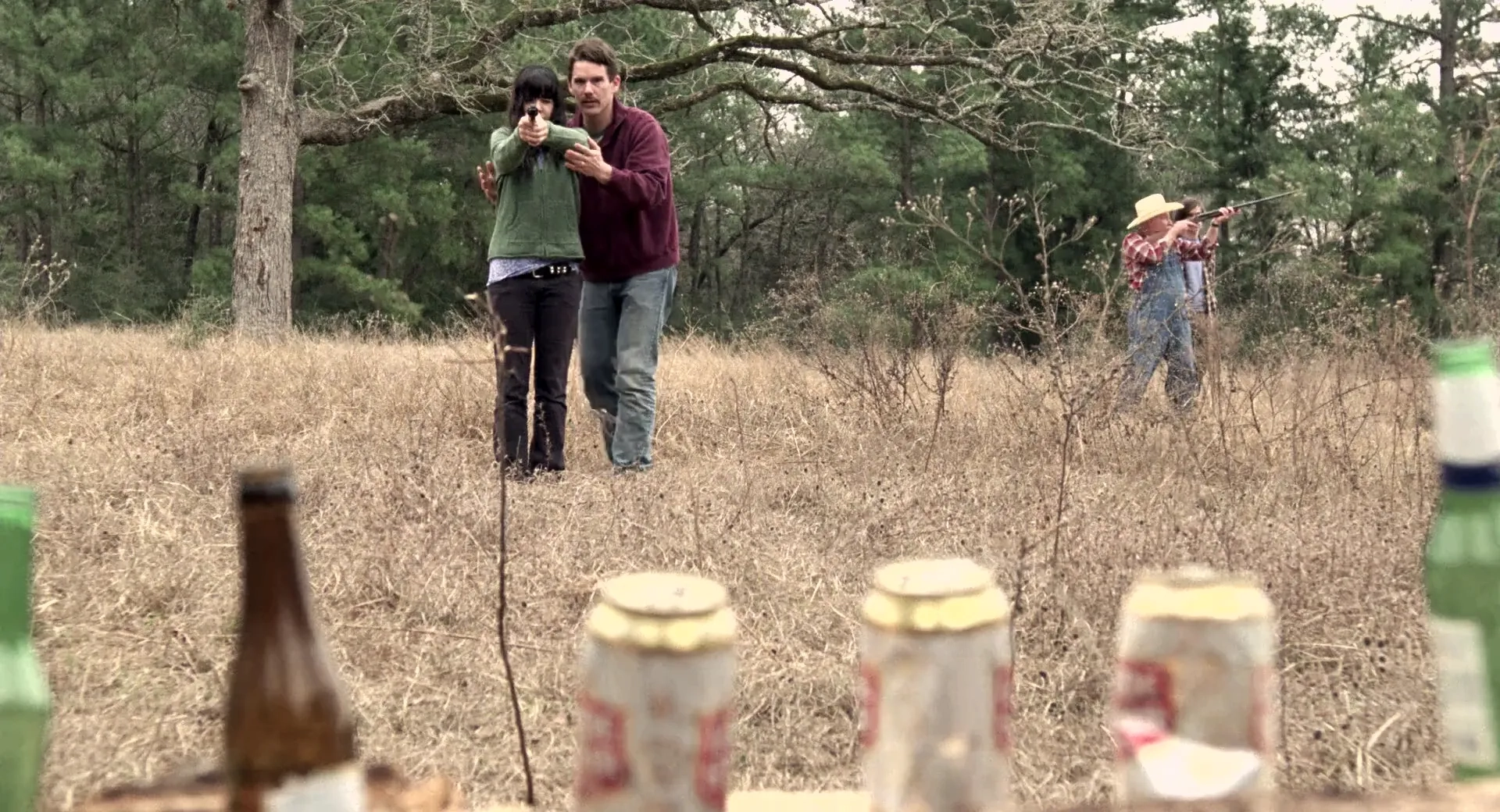 Ethan Hawke, Richard Andrew Jones, and Ellar Coltrane in Boyhood (2014)