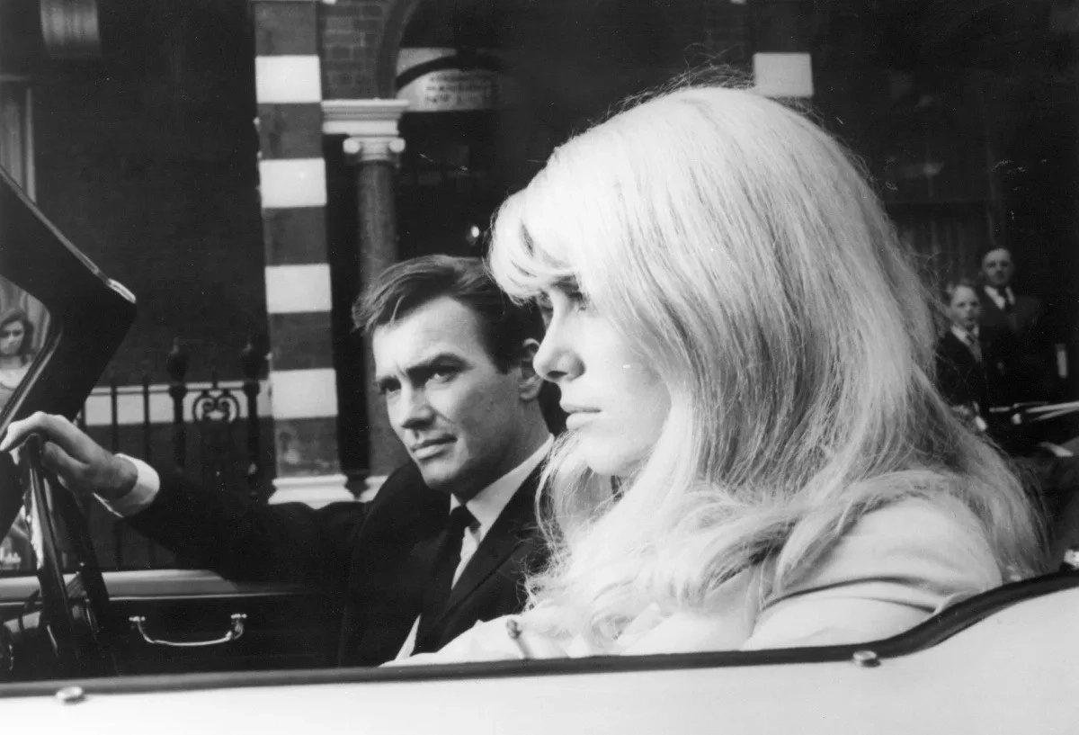 Catherine Deneuve and John Fraser in Repulsion (1965)