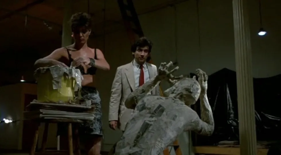 Linda Fiorentino and Griffin Dunne in After Hours (1985)