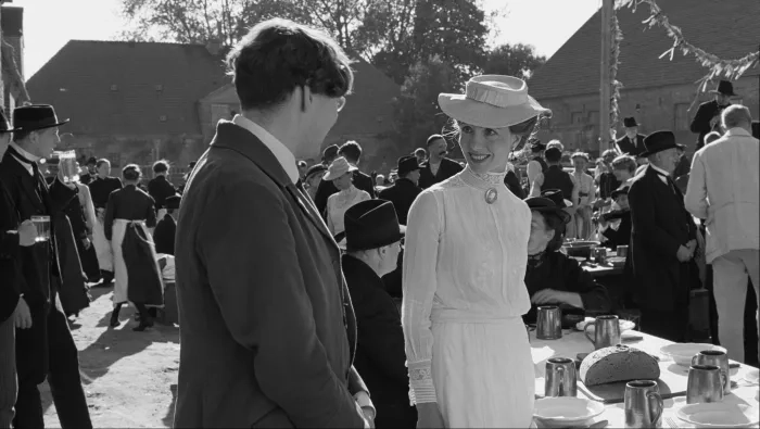 Ursina Lardi and Christian Friedel in The White Ribbon (2009)