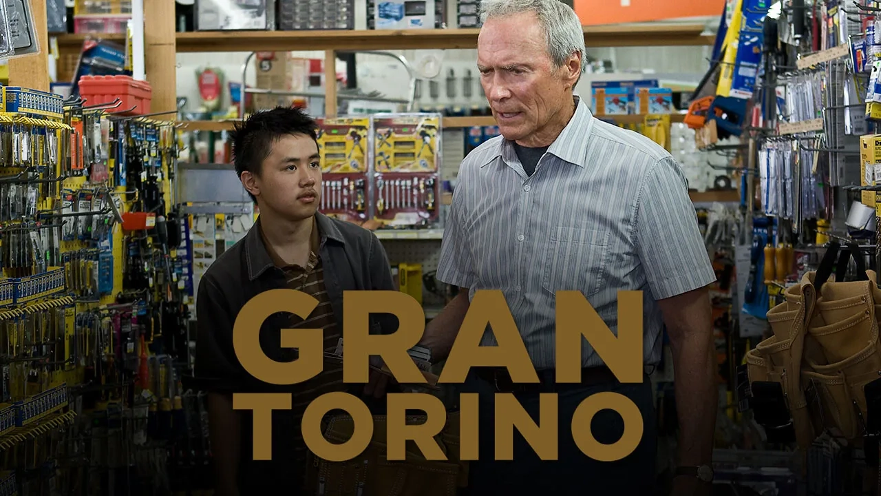 Clint Eastwood and Bee Vang in Gran Torino (2008)