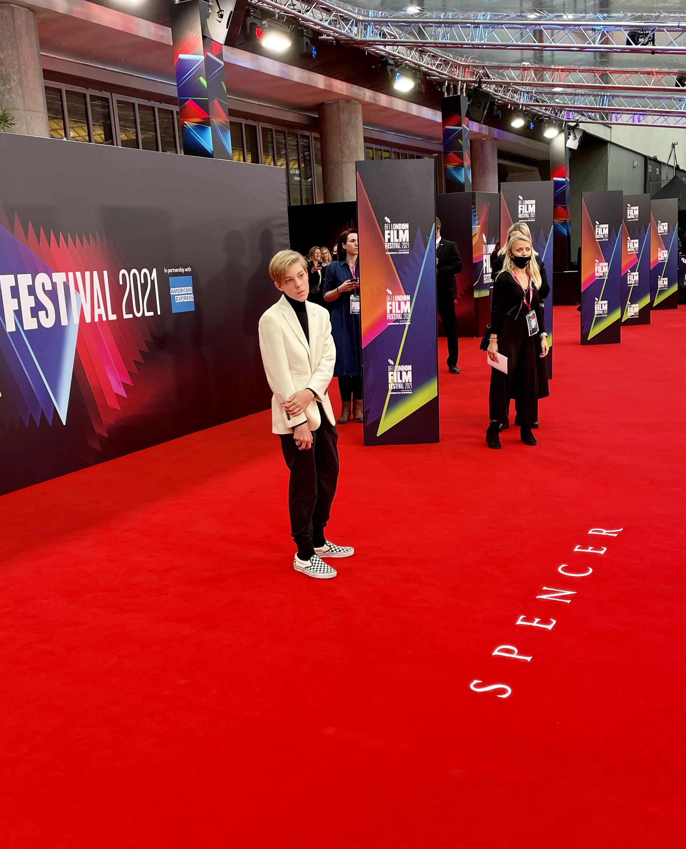 Jack Nielen - Spencer UK premiere red carpet at the Royal Festival Hall