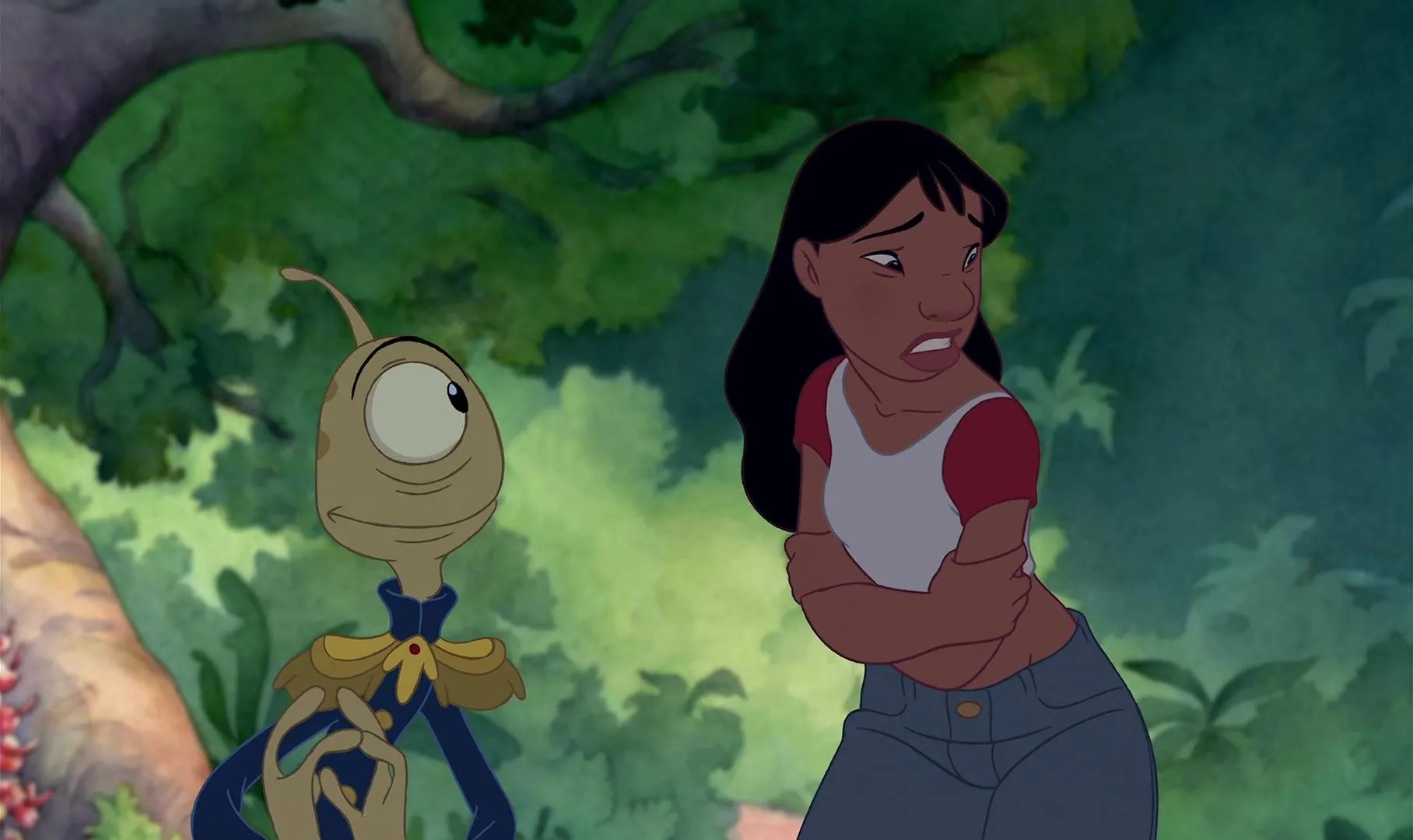 Tia Carrere and Kevin McDonald in Lilo & Stitch (2002)