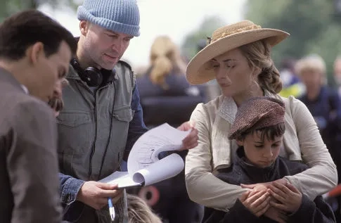 Johnny Depp, Kate Winslet, Marc Forster, and Joe Prospero in Finding Neverland (2004)