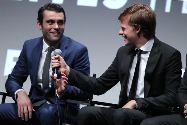 Christian Mallen and Lucas Hedges on a panel for Manchester by the Sea at NYFF.