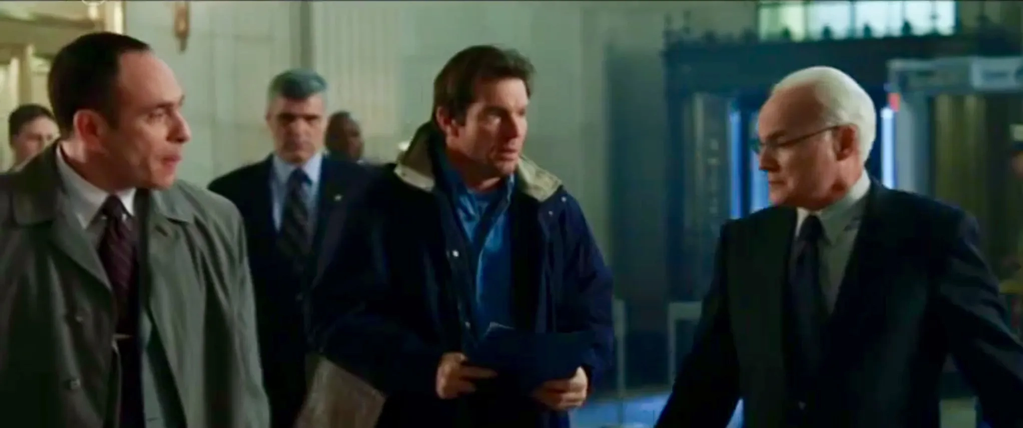 Dennis Quaid, Nestor Serrano, and Kenneth Welsh in The Day After Tomorrow (2004)