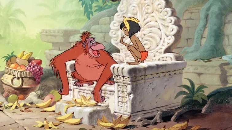 Louis Prima and Bruce Reitherman in The Jungle Book (1967)