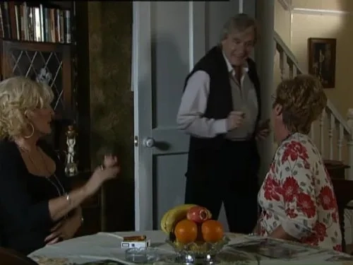 Beverley Callard, Anne Kirkbride, and William Roache in Coronation Street (1960)