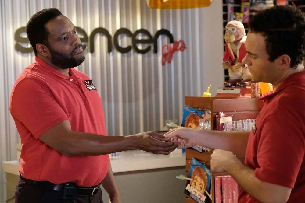 Chad L. Coleman and Troy Gentile in The Goldbergs (2013)