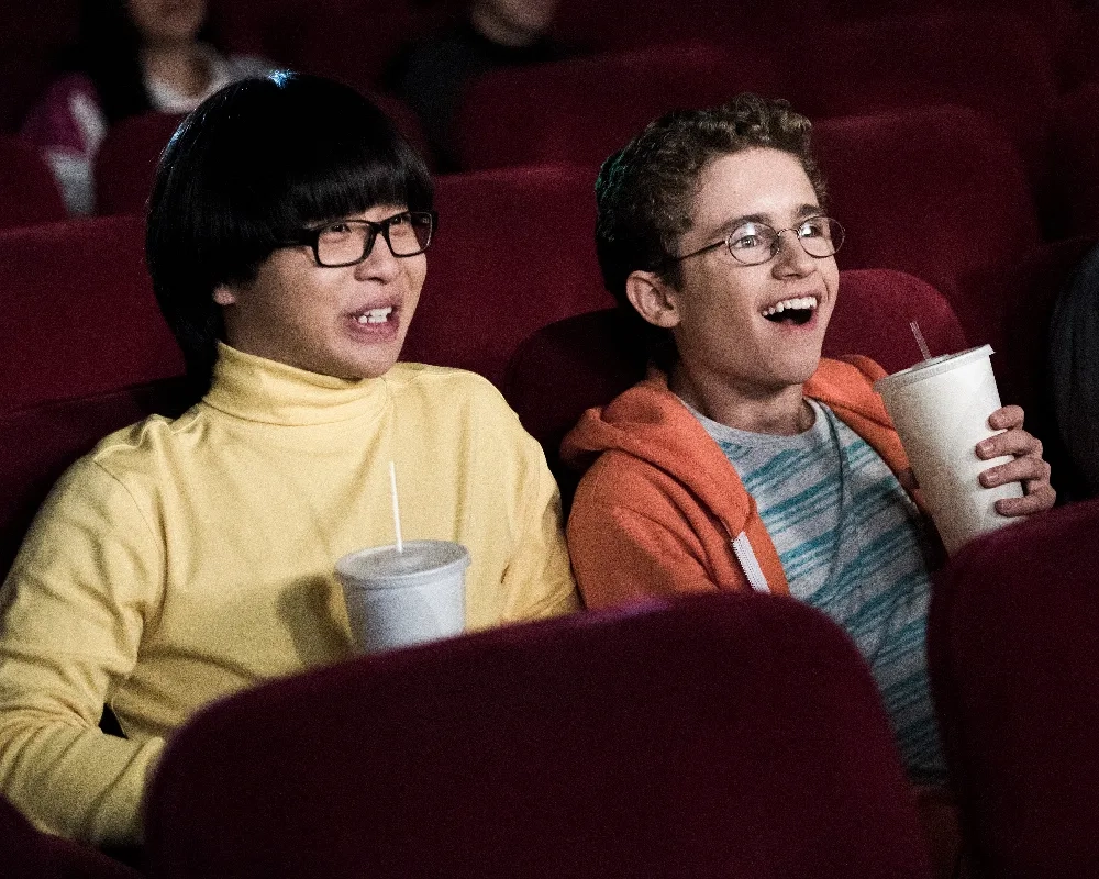 Sean Giambrone and Kenny Ridwan in The Goldbergs (2013)