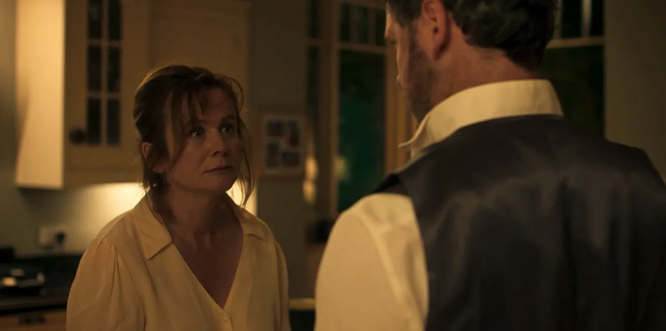 Emily Watson and Risteard Cooper in Too Close (2021)