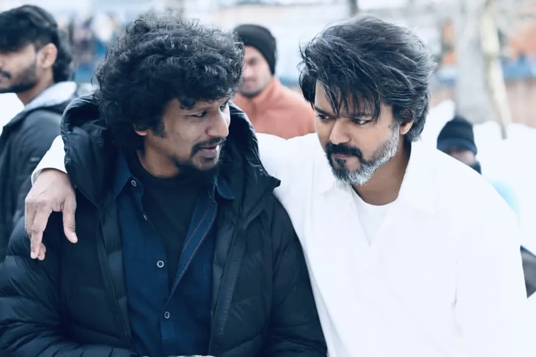 Joseph Vijay and Lokesh Kanagaraj in Leo (2023)