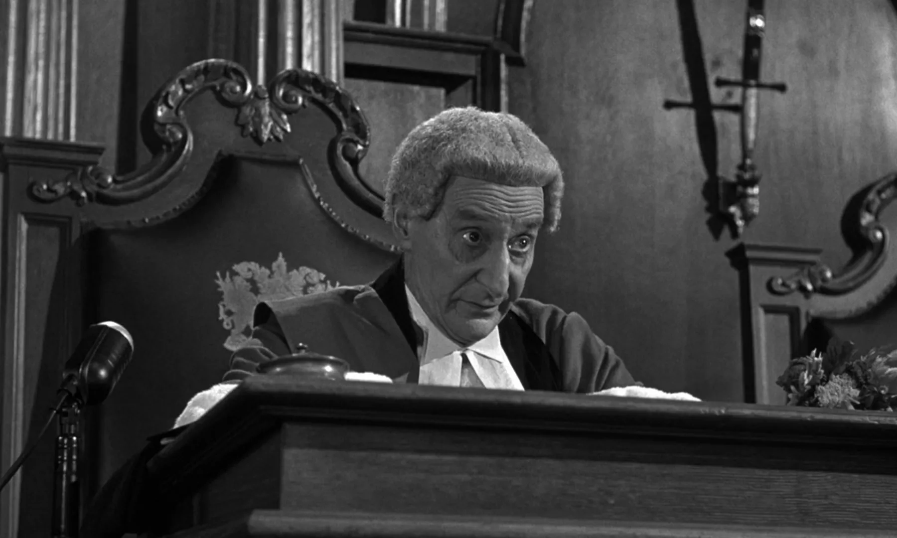 Francis Compton in Witness for the Prosecution (1957)