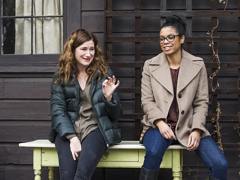 Kathryn Hahn and Susan Kelechi Watson in Happyish (2015)