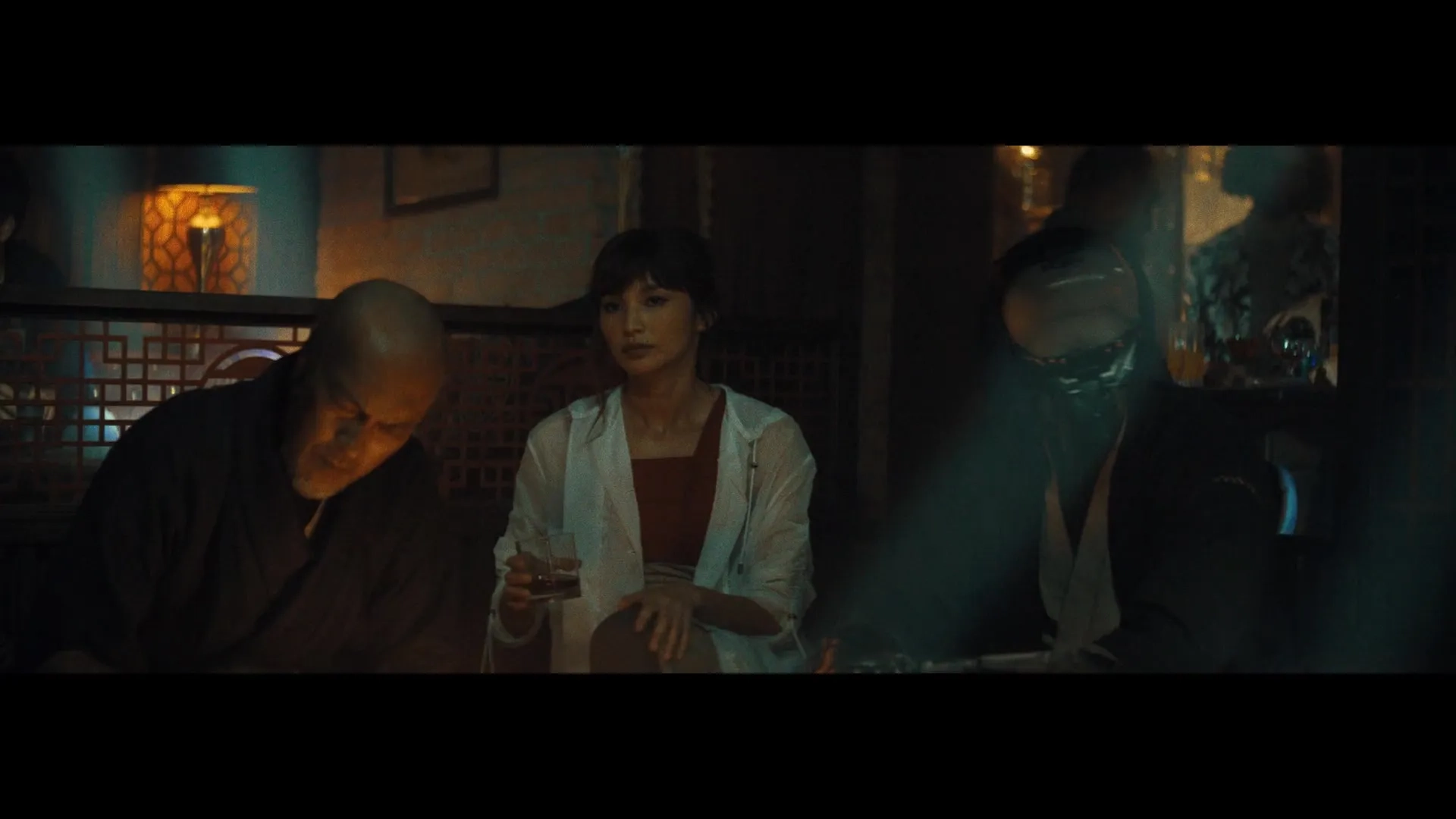 Ken Watanabe and Gemma Chan in The Creator (2023)