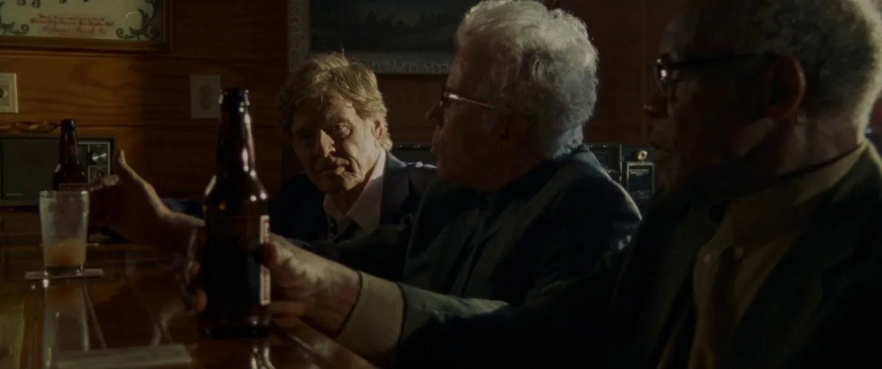 Danny Glover, Robert Redford, and Tom Waits in The Old Man & the Gun (2018)