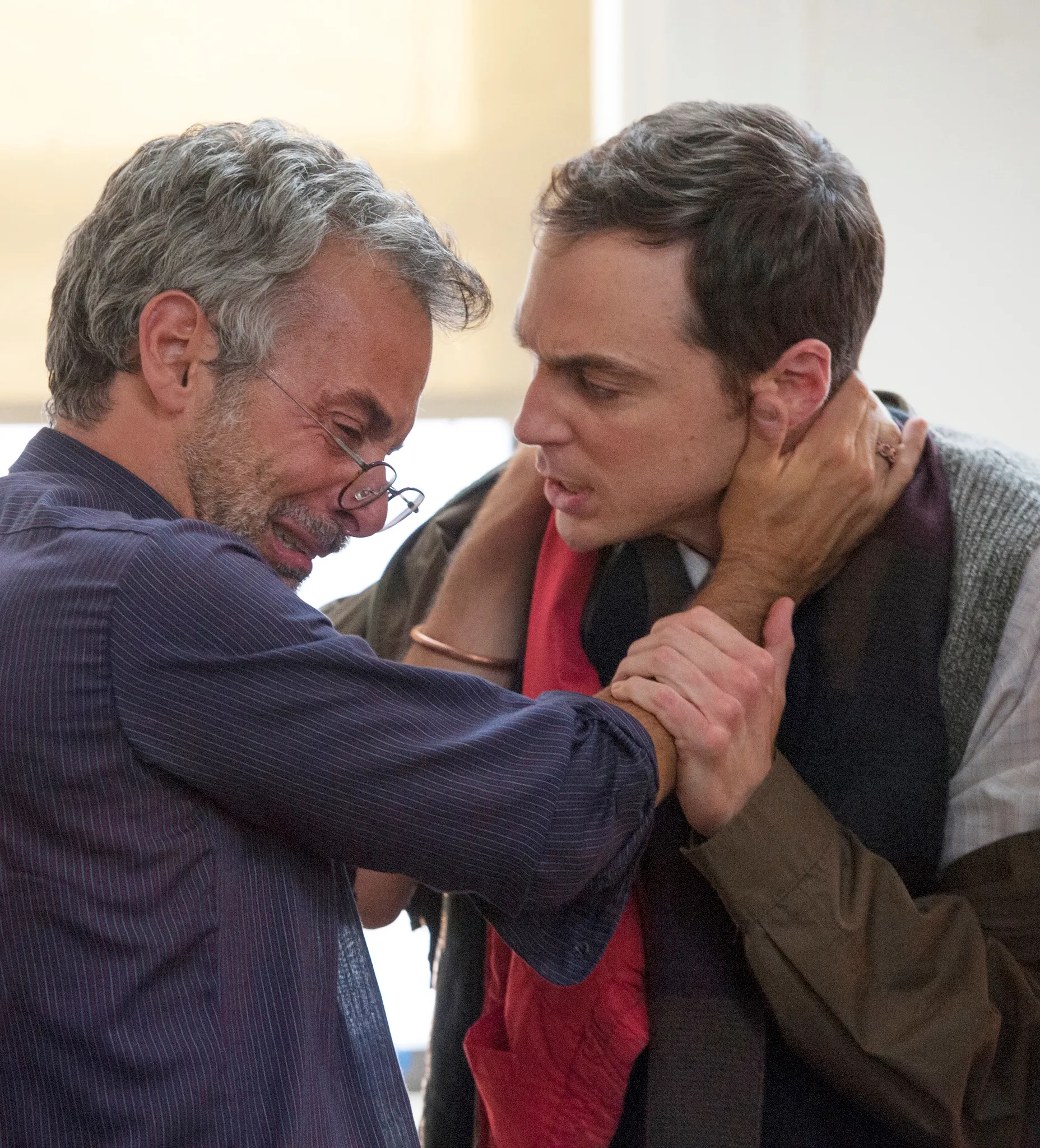 Joe Mantello and Jim Parsons in The Normal Heart (2014)