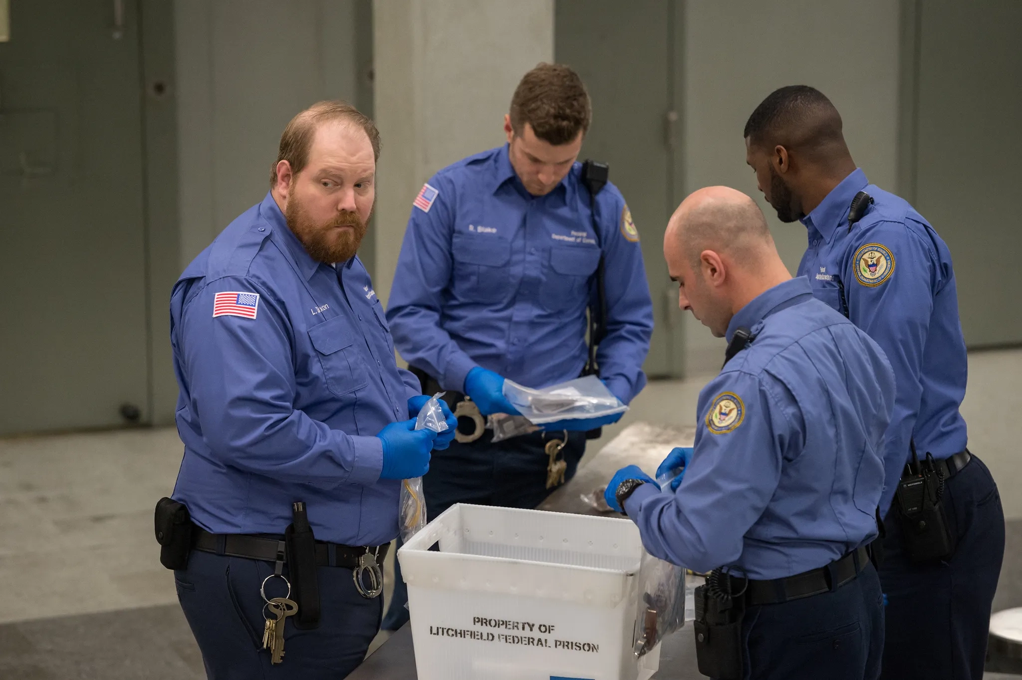 Mike Houston, Greg Vrotsos, Nick Dillenburg, and Branden Wellington in Orange Is the New Black (2013)