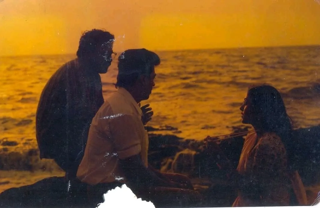 Kamal Haasan, Mani Ratnam, and Saranya Ponvannan in Nayakan (1987)