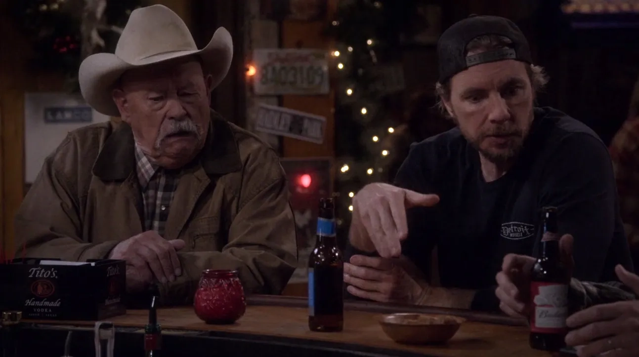 Barry Corbin and Dax Shepard in The Ranch (2016)