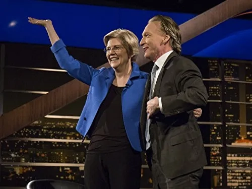 Bill Maher and Elizabeth Warren in Real Time with Bill Maher (2003)