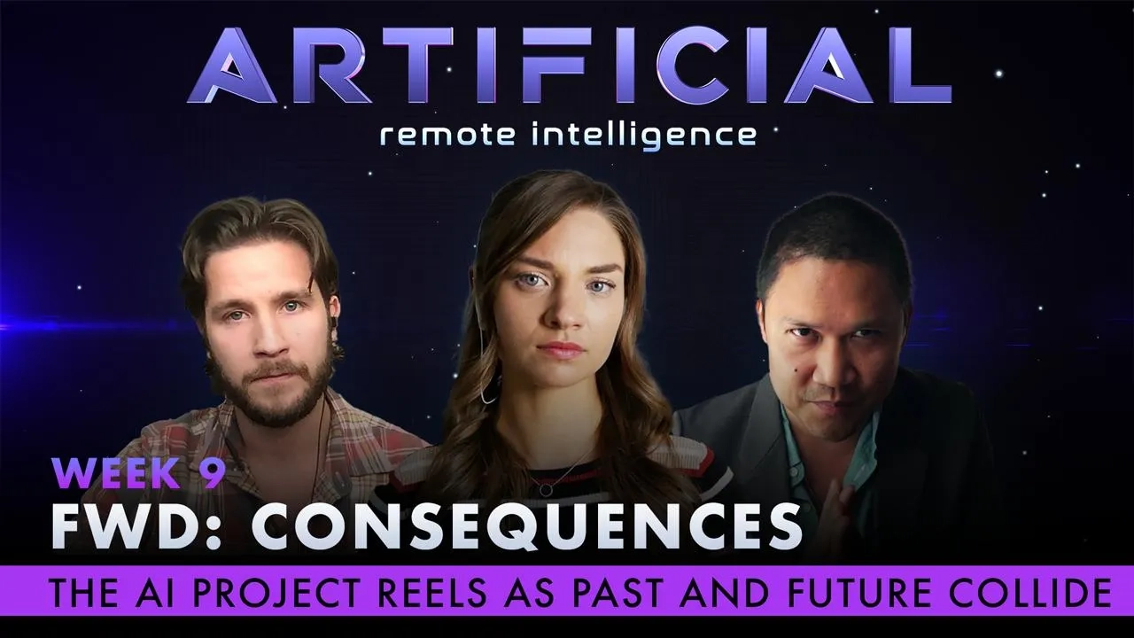 Dante Basco, Devon Werkheiser, and Christy St. John in Artificial: FWD: Consequences (2020)