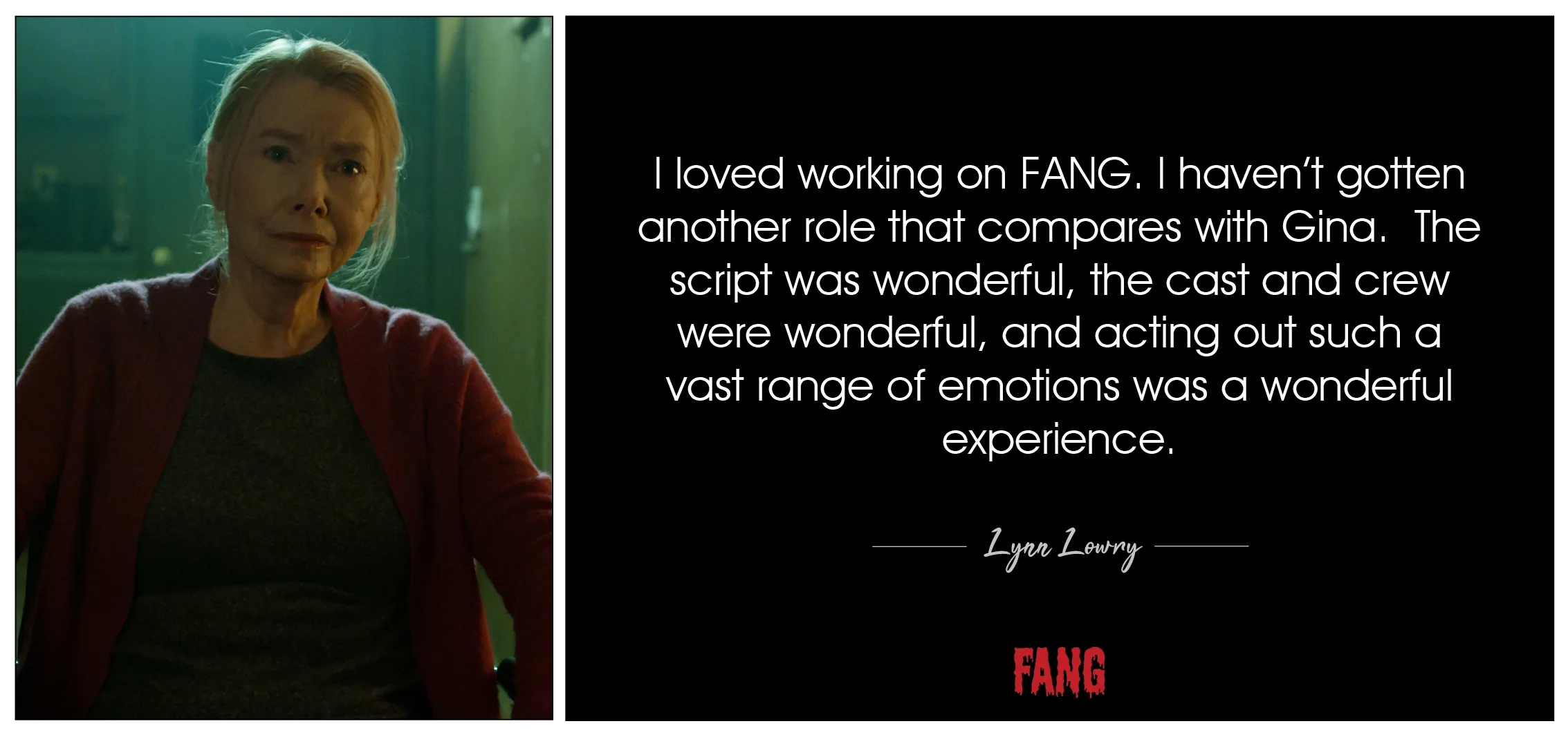 Lynn Lowry in Fang (2022)