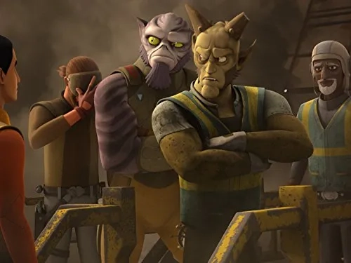 Freddie Prinze Jr., Steve Blum, Keith Szarabajka, and Taylor Gray in Star Wars: Rebels (2014)