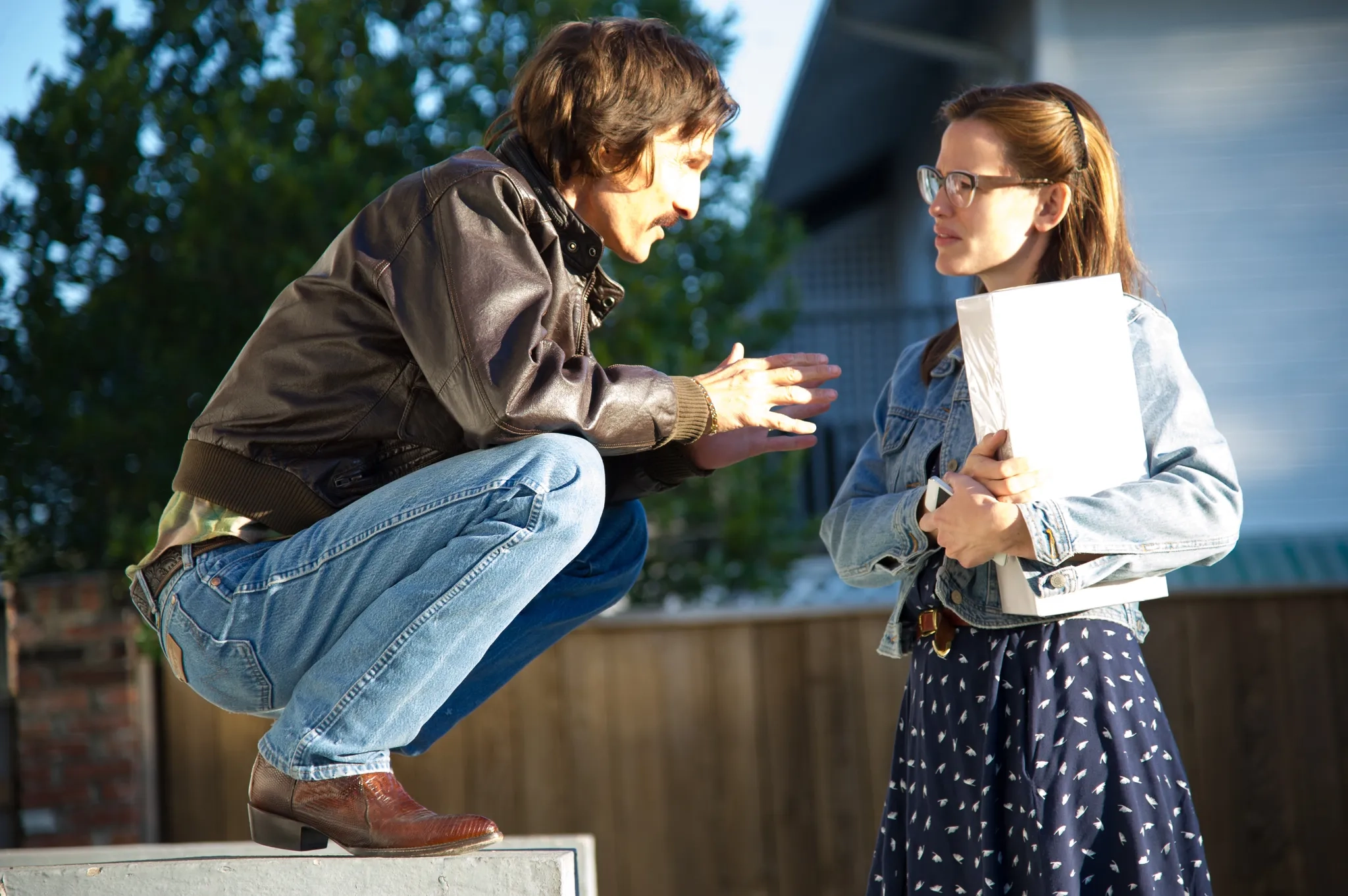 Matthew McConaughey and Jennifer Garner in Dallas Buyers Club (2013)