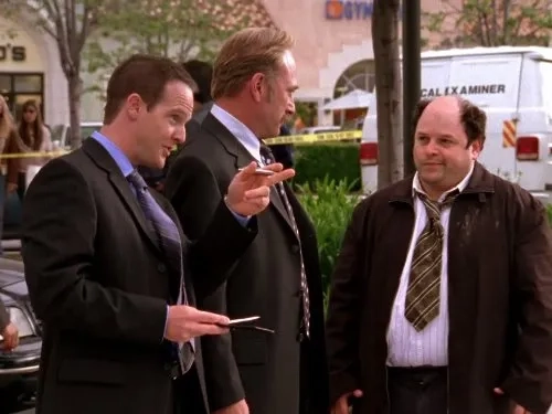 Jason Alexander, Jason Gray-Stanford, and Ted Levine in Monk (2002)